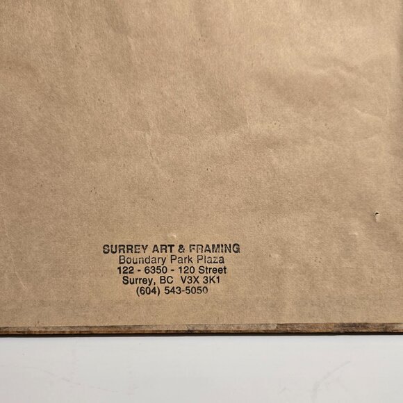 Framed Rothenburg ob der Tauber Etching Print – Hand-Colored Etching signed - Picture 10 of 10